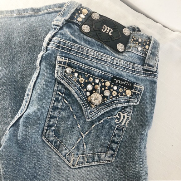 Miss Me Embellished Bootcut Jeans Size 
